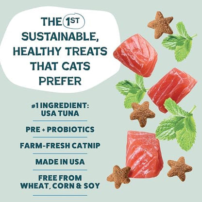 Shameless Pets Catnip N Chill Tuna Crunchy Cat Treats, 12 oz