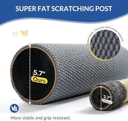 Cat Craft 41" Cat Scratching Post, Gray