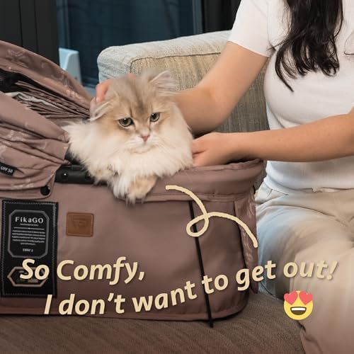 Sway2 Pet Car Seat and Carrier, 2-in-1 Booster Seat for Small Dogs and Cats