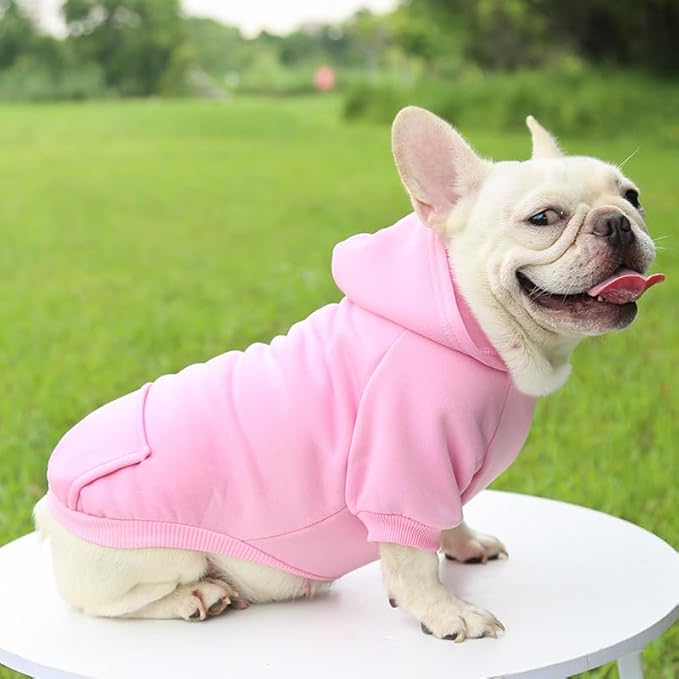 TAPBULL Dog Dresses, Fashionable Pet Dog Sweatshirt Clothes in Light Colors, Cute Cat Birthday Dress Outfit (Pink/Purple/Coffee 3-Pack), XX-Large