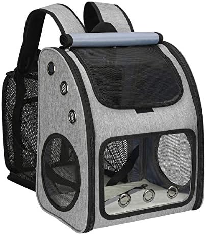 Expandable Cat Carrier Backpack, Large Space,Airline Approved, XL