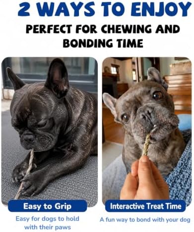 PAWUP Cod Skin Twist Dog Treats, 16 Oz, 9-Inch Chewy Sticks for Small Dogs