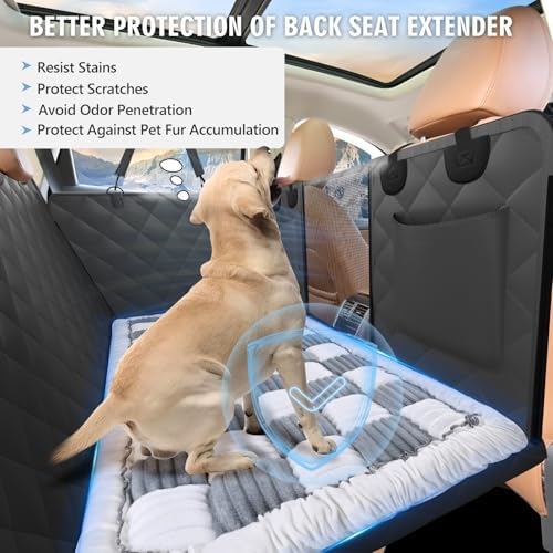 Dog Bed for Car Back Seat, Non-Slip Backseat Pet Mat Standard, 51''X23.5''