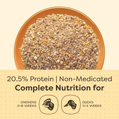 Scratch and Peck Feeds | Starter Mash for Chickens & Ducks | 40 lb Bag