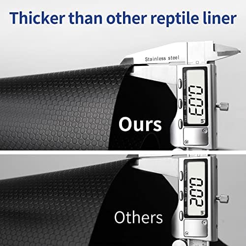 Reptile Mat 40 Gallon 1Pack 18x36, Bearded Dragon Tank Accessories, Terrarium Liner Bedding, Non-Adhesive Reptile Substrate Mat for Leopard Gecko, Snake, Lizard, Tortoise, Iguana Tank