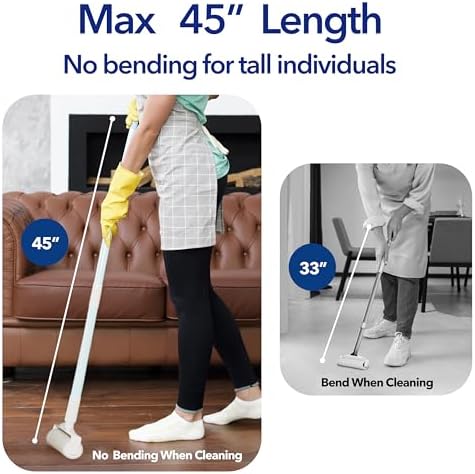Large Lint Roller for Furniture, 9.45'' Rollers for Floor, 360 Sheets