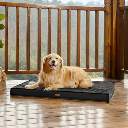 LE SURE Outdoor Waterproof XL Dog Bed,Orthopedic Pet Mat,44x32In
