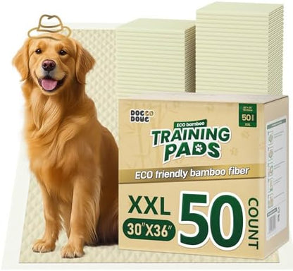 Puppy Pads Pee Pads for Dogs 30"x36" 50 Count with Tabs