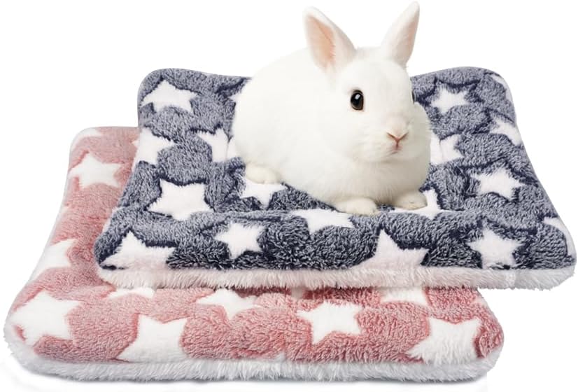 2 Pack Bunny Rabbit Bed - 10 x 13 Inch Upgraded-Thickness Pee Pads Bedding