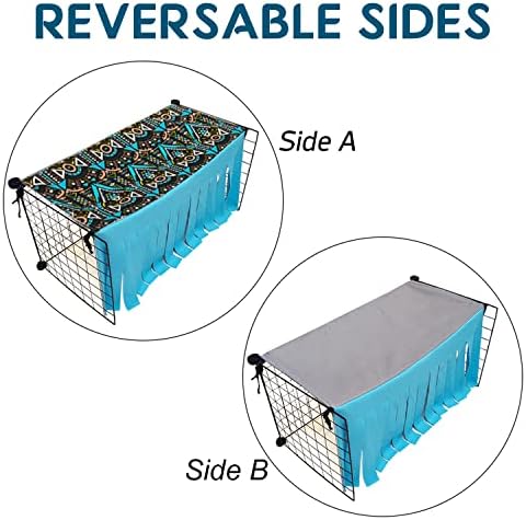 RIOUSSI Guinea Pig Hideout Hideaway Corner Fleece Toys Cage Accessories