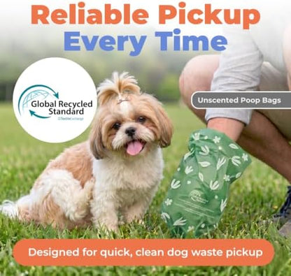 Best Pet Supplies GRS Poop Bags for Dogs - 150 Count, Green, Unscented