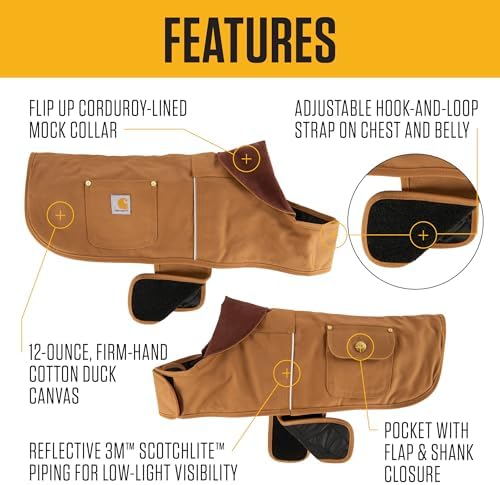Carhartt Firm Duck Dog Chore Coat, Insulated Weather Resistant Jacket for Cold and Windy Conditions, Deep Wine, Small