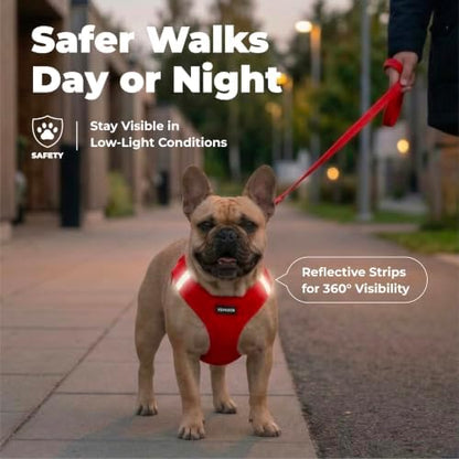 Voyager Step-in Air Dog Vest Harness - Red, XXX-Small
