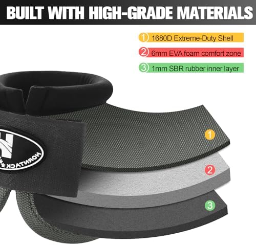 Horse Bell Boots for Outdoor Sports(Charcoal Grey, XL)
