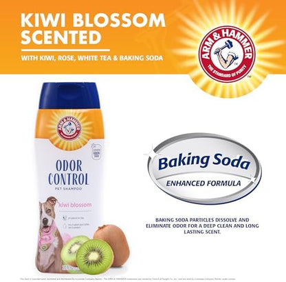 Arm & Hammer Deodorizing Dog Shampoo, Kiwi Blossom, 20 Fl Oz