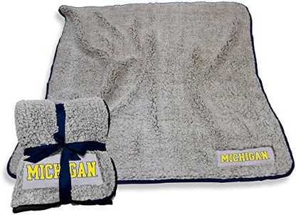 Logo Brands Officially Licensed NCAA Unisex Frosty Fleece Blanket, One Size, Team Color