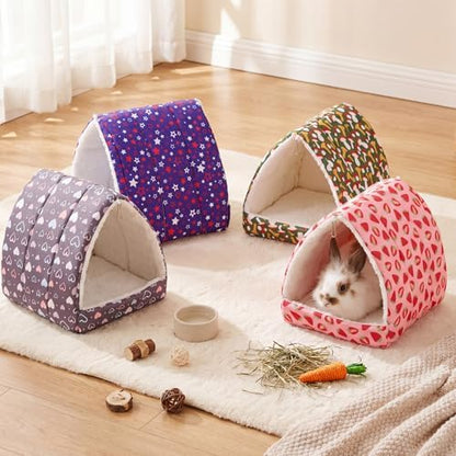 Cinnvoice Guinea Pig Hideout Bed Washable House Cage, Classic, 9.8 in