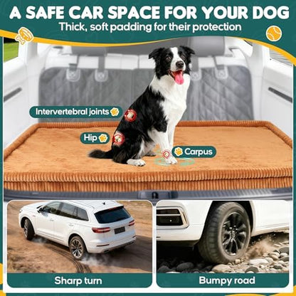 Loiion Dog Car Bed, Non-Slip Backseat Extender Pet Mat 56"x28.7"x2"