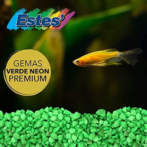 Spectrastone Permaglo Green Aquarium Gravel for Freshwater Aquariums, 5-Pound Bag