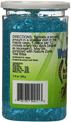 Nature Zone SNZ54211 Water Bites Food with Calcium for Crickets, 11.6-Ounce