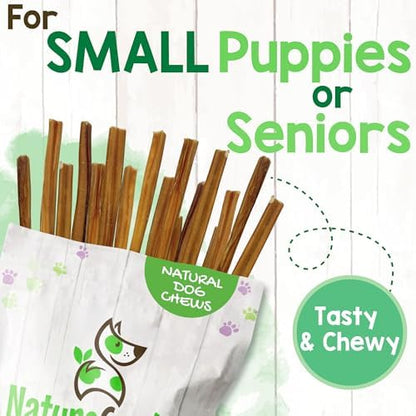 Nature Gnaws Extra Large Bully Sticks 11-12" Rawhide Free Dog Chew, 3 Count