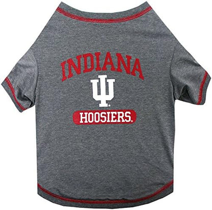 Pets First NCAA Indiana Hoosiers Dog T-Shirt, X-Small