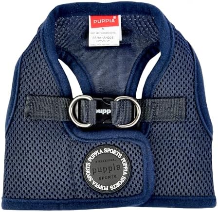 PUPPIA International PUAH305NYLG Soft Harness B Vest, Large, Navy