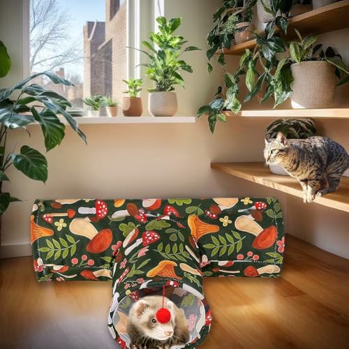 3 Way Washable Rabbit Hideout Toys, Guinea Pig Tunnels & Tubes