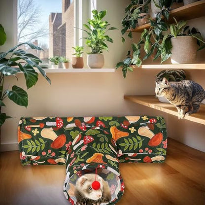3 Way Washable Rabbit Hideout Toys, Guinea Pig Tunnels & Tubes