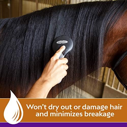 Farnam Vetrolin Shine Coat Conditioner & Shine Spray for Horses & Dogs 32 Ounces (Pack of 2)