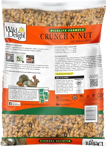 Wild Delight Crunch N' Nut Squirrel Food, 8 Lb