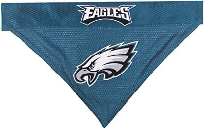 Pets First NFL Philadelphia Eagles Reversible Bandana Size XX-Large for Dogs & Cats. 2 Sided Sports Bandana, Premium Embroidery Team Logo, Many NFL Teams Available