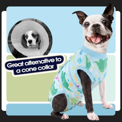 FUAMEY Dog Surgery Suit, Surgical Suit for Dogs, Dog Onesie for Surgery