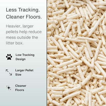 Rawry Tofu Cat Litter, Flushable, Fast Clumping, Unscented, 7.7 lb Bag