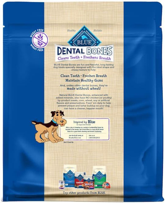 Blue Buffalo Large Dental Bones, 12 oz, 24 Bones