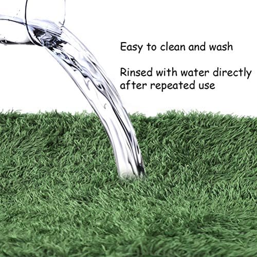 kathson 2pcs Reptile Carpet Terrarium Liner Tortoise Bedding Reptile Substrate Liner Mat Pet Cage Mats Supplies for Snakes Bearded Dragon Lizard Gecko Chameleon Turtles Iguana (19.68 X 11.81 in)