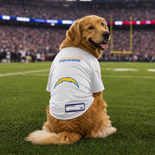 Littlearth NFL Los Angeles Chargers Stretch Pet Jersey,Large