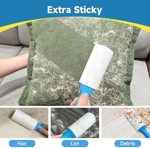 Swihauk 1200 Sheets Extra Sticky Lint Rollers for Pet Hair
