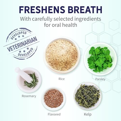 Health Extension Fresh Breath Dental Bones for Dogs, 8 Medium Bones, Freshens Breath, Cleans Teeth, Healthy Gums, Training or Reward, 6 oz Bag (Pack of 1)