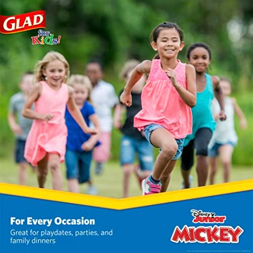 Glad Disney Mickey and Friends Disposable Snack Bowls, 6 Oz, 32 Count