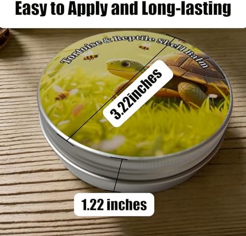 Reptile Shell Care Balm, 3.5 Oz Tortoise Lizard Turtle Shell Moisturizer