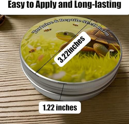 Reptile Shell Care Balm, 3.5 Oz Tortoise Lizard Turtle Shell Moisturizer