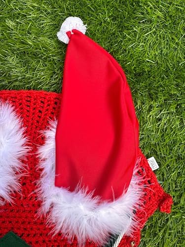 Horse Ear Bonnet Santa Claus Double Hats Fly Hood Ear Net Fly Veil Gift for A Christmas Equestrian Tack Equine (Embroidery, Horse/Full)
