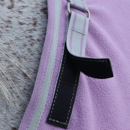 LEAFOREST Horse Fleece Blanket Exercise Cooler Liner Soft Moisture Wicking