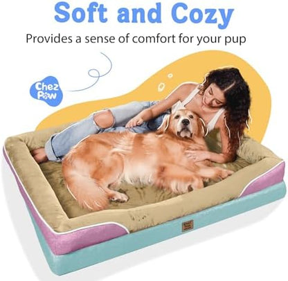 Chez Paw Orthopedic Washable XXL Dog Bed for Extra Large Dogs