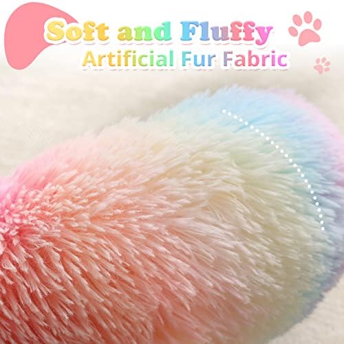 JOLLYVOGUE Dog & Cat Bed, Calming Anti-Anxiety Pet Bed for Small Dogs, Fluffy Donut Cushion for Small and Medium Pets (20")