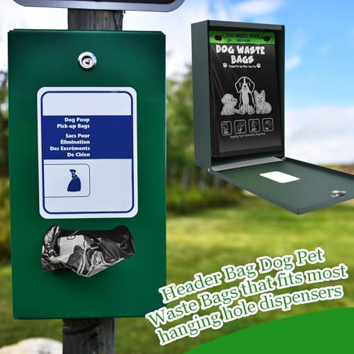 Ireer 20 Count 2000 Pcs Dog Bags Bulk, Cute Pet Waste Bags Bulk Poop Leakproof Easy Single Pull for Dog Waste Station Fit Hang Hole Dispenser Pet Home Outdoor