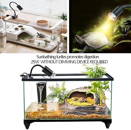 WIONBE 4 Pack E26 25W UVA+UVB Reptile Heat Lamp Bulb Heat Lamp for Food