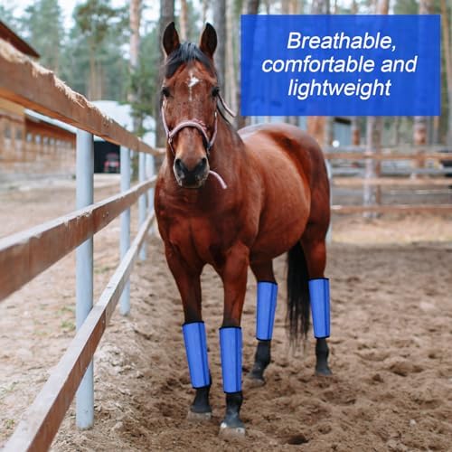 8 Pcs UV Mesh Horse Fly Boots
