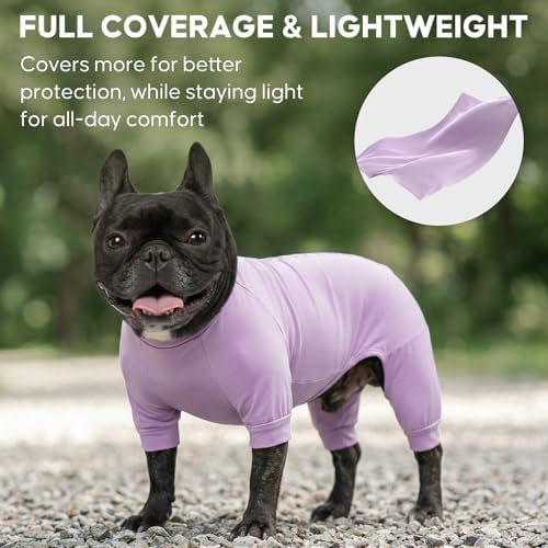 KYEESE UPF50+ Dog Sun Shirt for Small Dogs Cooling Onesie for UV Protection